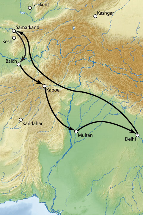 Timur India campaign