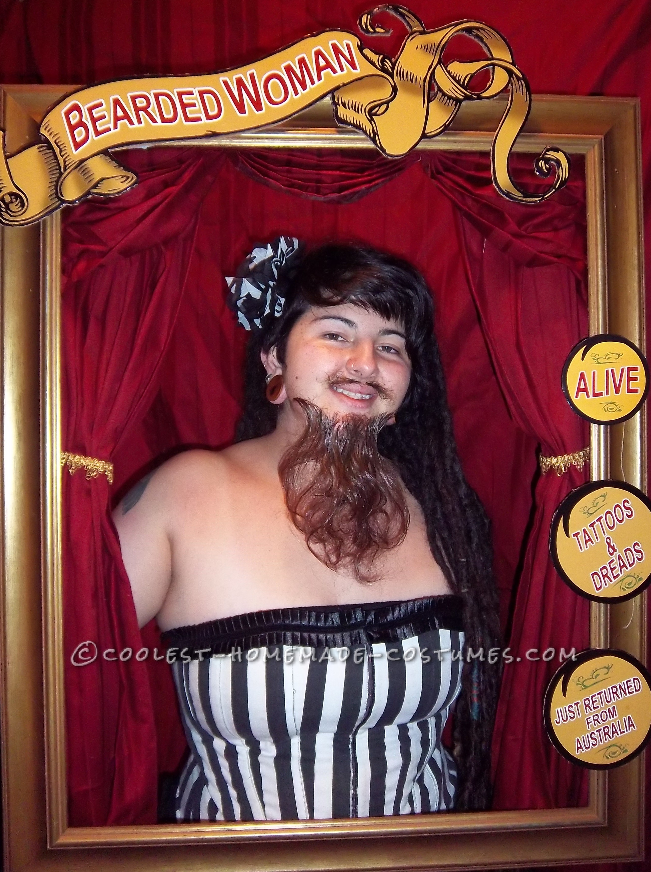 the bearded lady circus sideshow performer 105257