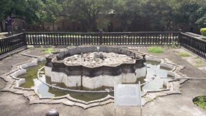 the lotus shaped fountain