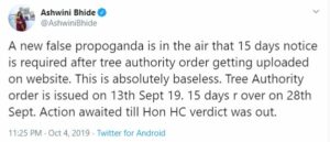 Ashwini Bhide on Trees Act