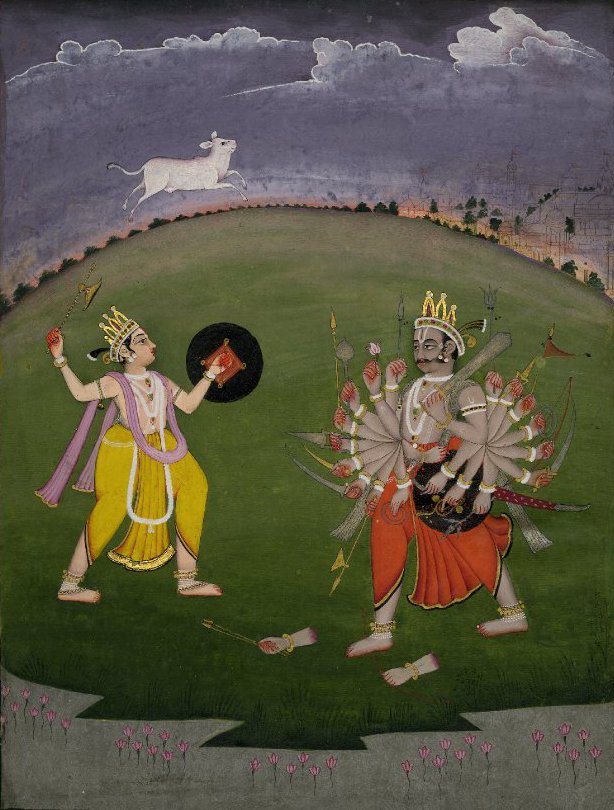 Parasurama killing Sahasrarjuna