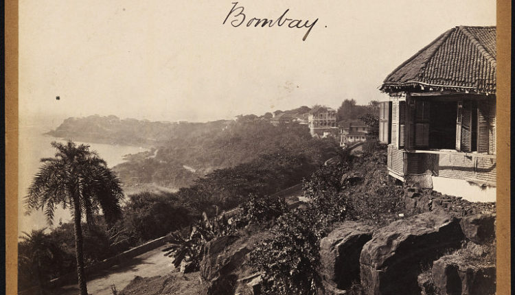 Malabar Hill Bombay Mumbai 19th Century Photograph